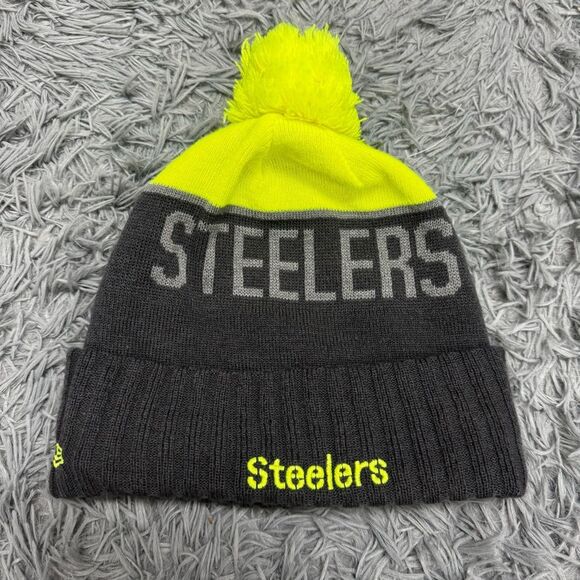 NFL Steelers Football Beanie Hat - Picture 1 of 6